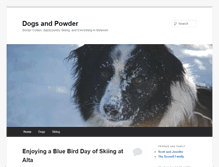 Tablet Screenshot of dogsandpowder.com